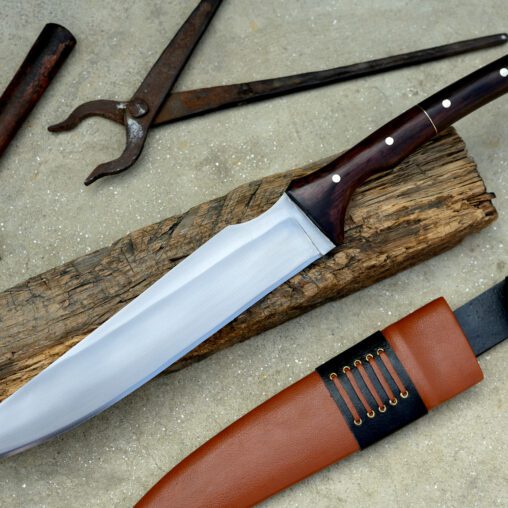 Two-Handed Machete with Rosewood Handle
