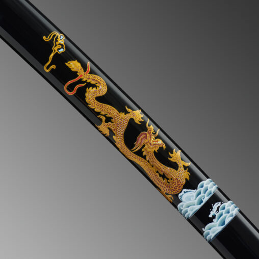 Nova Golden Dragon Saya Hand Polished Katana Sword