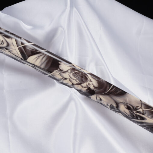 Nova 9260 Steel Khaki Kanmuriotoshi – Zukuri Woman Warrior Katana