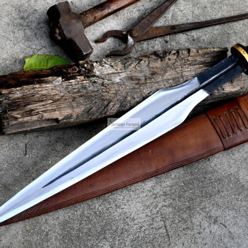 African Boa Zande Sword 5160 Spring Steel Battle-Ready