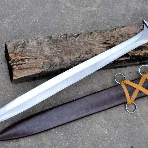Ancient Greek Xiphos Sword with Steel Crossguard