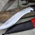 Modern Kukri Knife – Curved Guard and Hooked Pommel