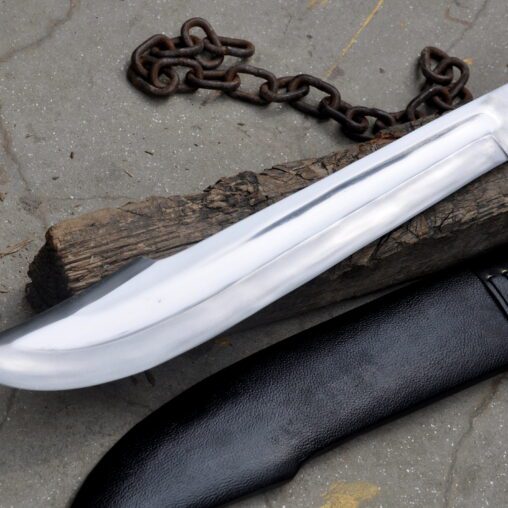 Jungle Machete with Cross-Pattern Rosewood Handle