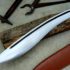 Kukri-Like Machete with Hooked Pommel and Guard
