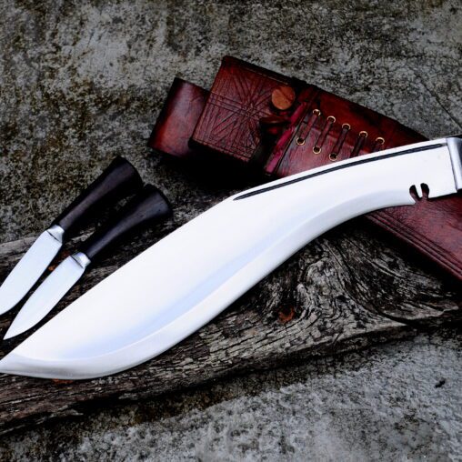 Survival Kukri with Heavy Carbon Steel Blade