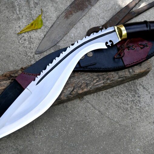 Dragon Kukri Knife with Ribbed Spine