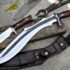 Three-Pronged Kukri Machete with MUK Knife