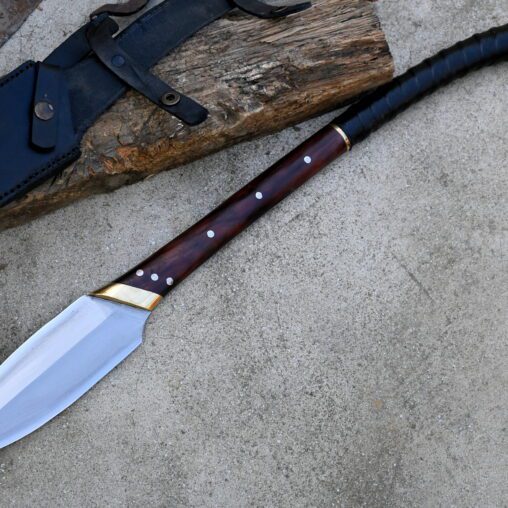 Lord of the Rings – Elven Spear Spring Steel Blade and Rosewood Handle