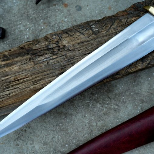 Medieval Dagger with Deep Fuller
