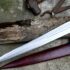 Swiss Degen Dagger 5160 Spring Steel Wooden Hourglass Handle