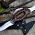 Vajra Mushti Knife – 5160 Spring Steel Blades & Rosewood Handle