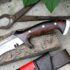 Modern Kukri Knife – Curved Guard and Hooked Pommel