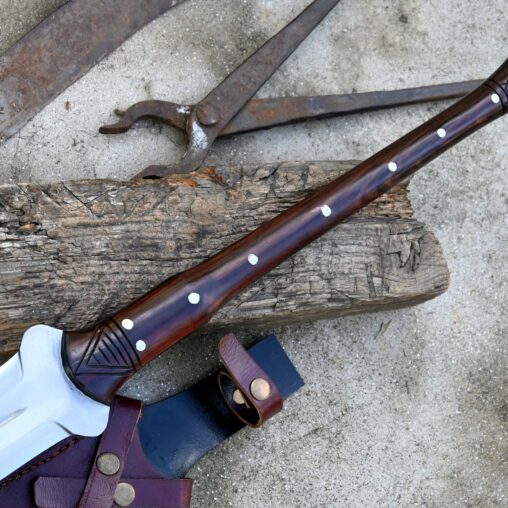 Short Hunting Spear with 5160 Steel Fullered Spearhead
