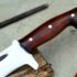 Kukri-Like Machete with Hooked Pommel and Guard
