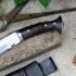 Survival Kukri Knife Fuller Blade Wooden Handle