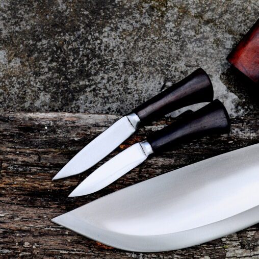 Survival Kukri with Heavy Carbon Steel Blade