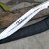 Kukri Knife with Blade Blade Finger Notch