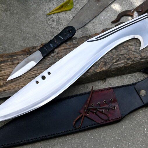 Jungle Machete MUK Kukri Knife with Hook Guard