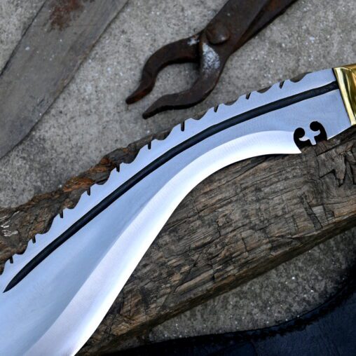 Dragon Kukri Knife with Ribbed Spine