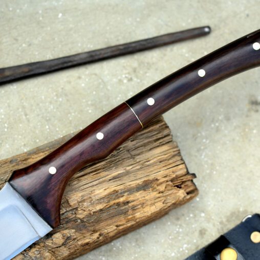 Two-Handed Machete with Rosewood Handle