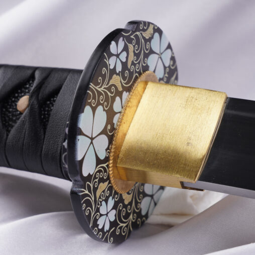 Nova Black Triple Chevron Black Samurai Katana Sword