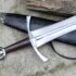 European Arming Sword with Leaf-Shaped Blade and Irish Ring Pommel