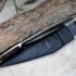 Survival Kukri Knife Fuller Blade Wooden Handle