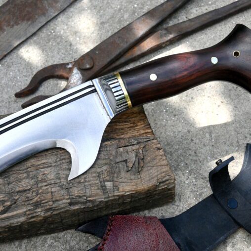 Jungle Machete MUK Kukri Knife with Hook Guard