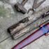 Swiss Degen Dagger 5160 Spring Steel Wooden Hourglass Handle