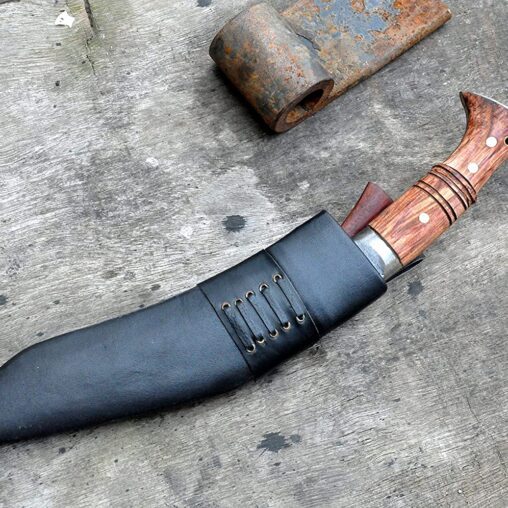 Farmer Kukri with Light Rosewood Handle Made for Survival Tasks