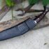 Survival Kukri Knife Fuller Blade Wooden Handle
