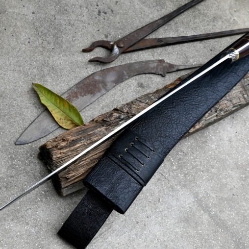 Kukri Knife with Blade Blade Finger Notch