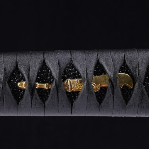 Nova Black Triple Chevron Black Samurai Katana Sword