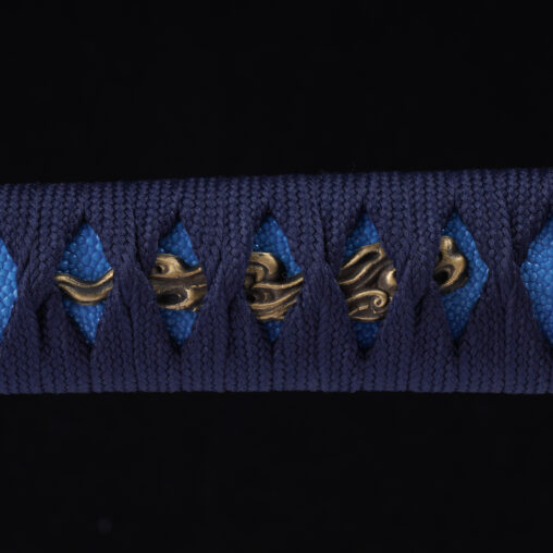 Nova Blue Samegawa 1095 Carbon Steel Bohi Katana