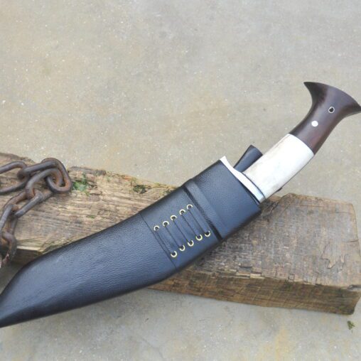 Tiger Survival Kukri Machete with Karda & Chakmak  and Leather Scabbard