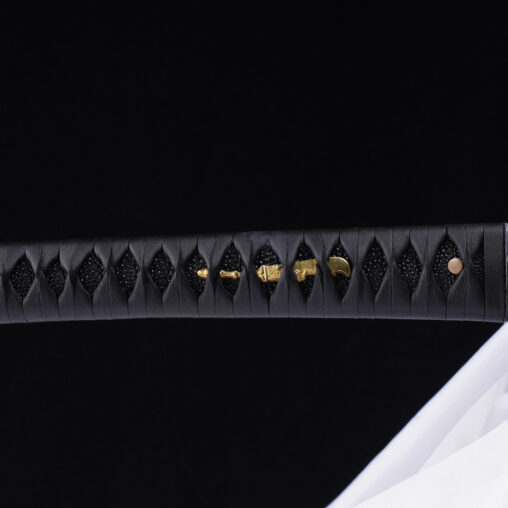 Nova Black Triple Chevron Black Samurai Katana Sword