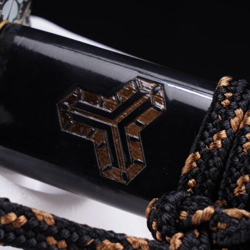 Nova Black Triple Chevron Black Samurai Katana Sword