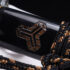 Nova Black Triple Chevron Black Samurai Katana Sword