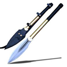 Fantasy Hunting Spear with Spring Steel Spearhead