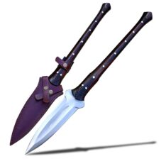 Short Hunting Spear with 5160 Steel Fullered Spearhead