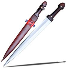 Kindjal Dagger 5160 Spring Steel Mid-Rib Sharpened Blade
