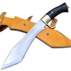 Modern Kukri Chopper Knife with Guard Made for Outdoor Use