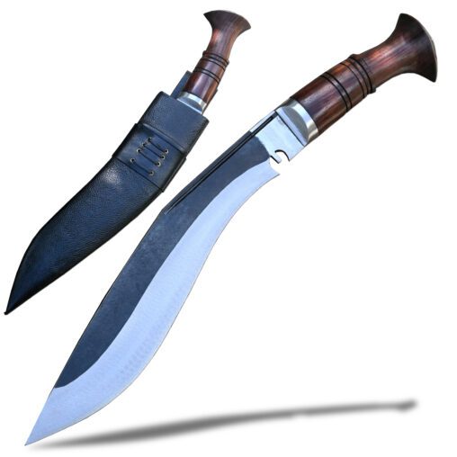 Farmer Kukri – Darkened Carbon Steel Blade