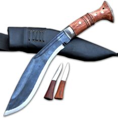 Farmer Kukri with Light Rosewood Handle Made for Survival Tasks