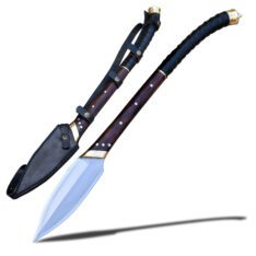 Lord of the Rings - Elven Spear Spring Steel Blade and Rosewood Handle