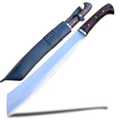 Indonesian Parang Machete with Cleaver Blade