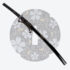 Nova Black Triple Chevron Black Samurai Katana Sword