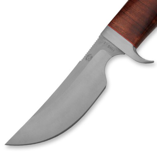 Impala – Stacked Leather Handle and Trailing Style Blade