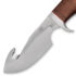 Waterbuck – Gut Hook Blade with Stacked Leather Handle
