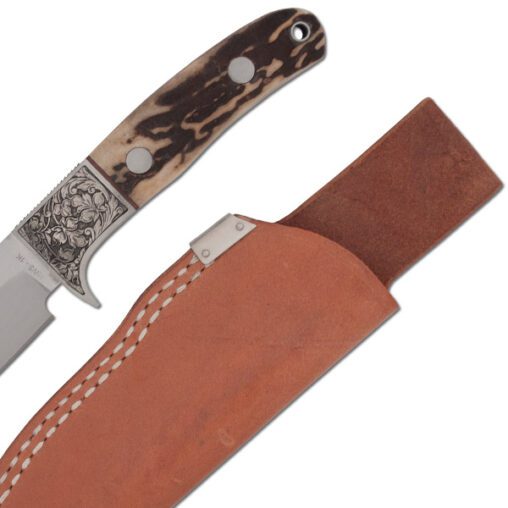 Muley – Stag Handle with Gut Hook Style Blade